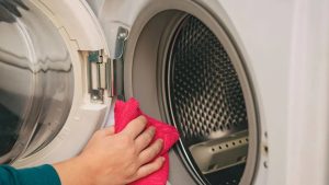 لاستیک دور درب ماشین لباسشویی علت نشتی آب