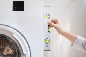 تراز بودن ماشین لباسشویی بررسی گردد