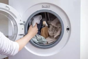 چینش مجدد لباس ها در صورت عدم چرخش دیگ لباسشویی