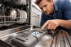 استفاده بیش از حد مواد شوینده یا مواد شوینده بی کیفیت