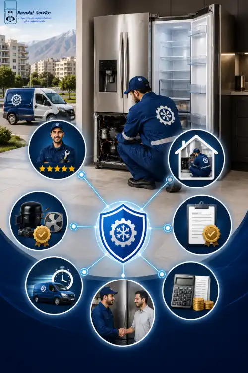 تعمیرات یحخچال فردیس کرج