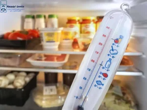 مشاهده دمای متفاوت در قسمت_های مختلف یخچال